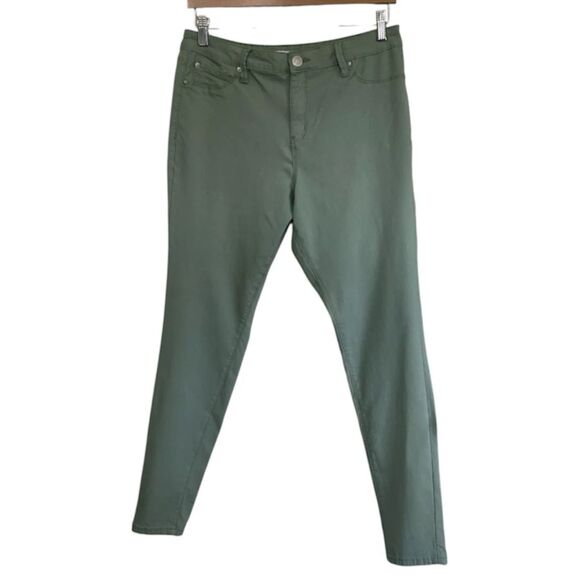 YMI Women’s Forever Color Skinny Ankle Pants Jade Size XL (Fit 31x29) - Picture 1 of 13